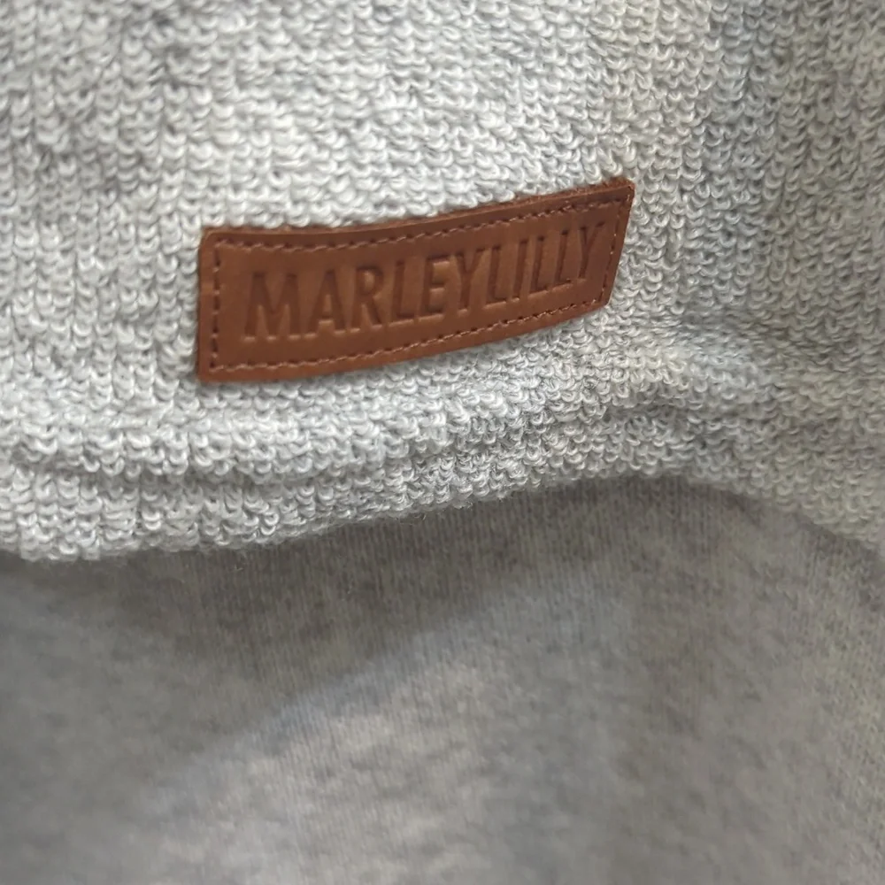 Marley Lilly Terry Cloth Monogrammed Hoodie Size 2XL/3XL - Picture 3 of 5